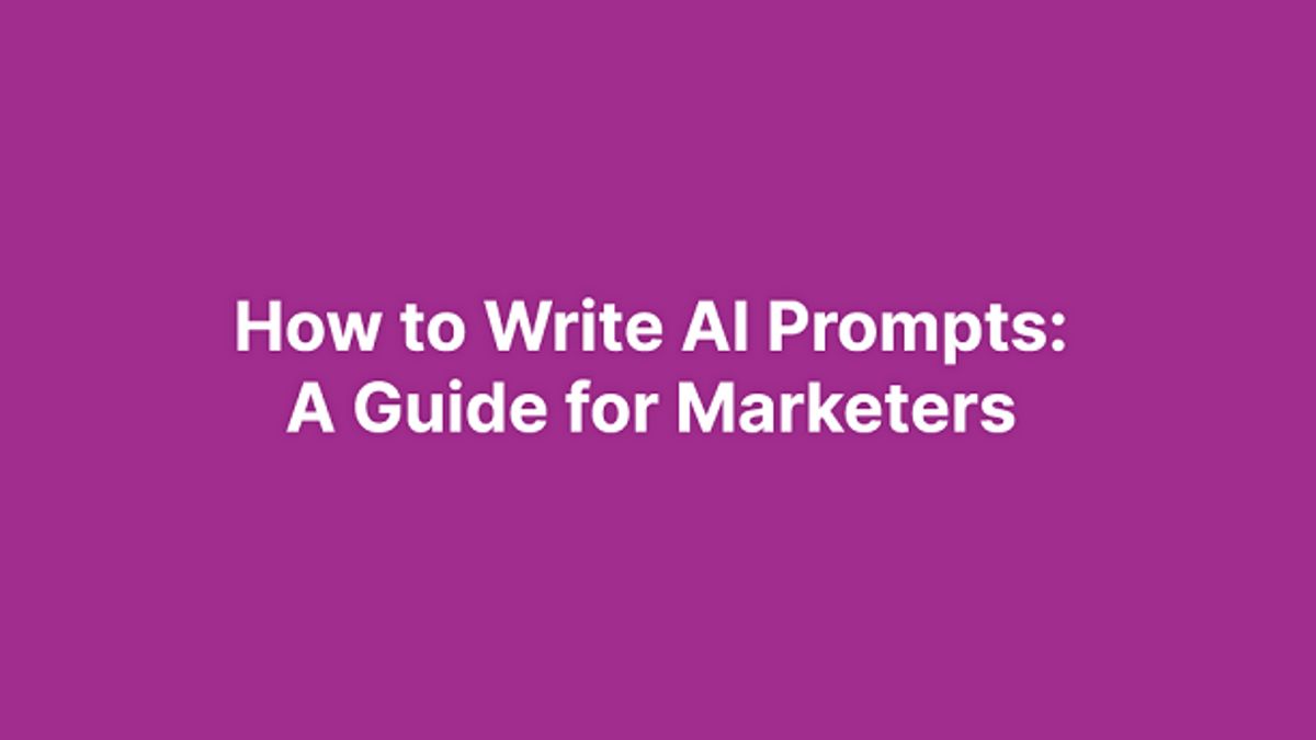 How to Write AI Prompts Infographic