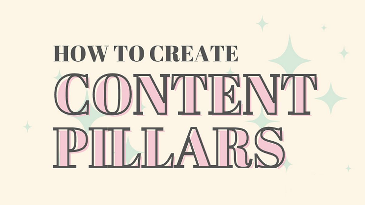Content pillars infographic