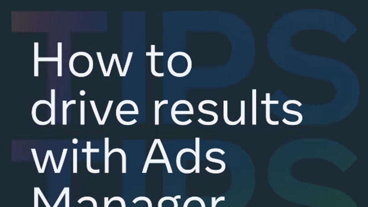 Facebook Ad Manager Tips