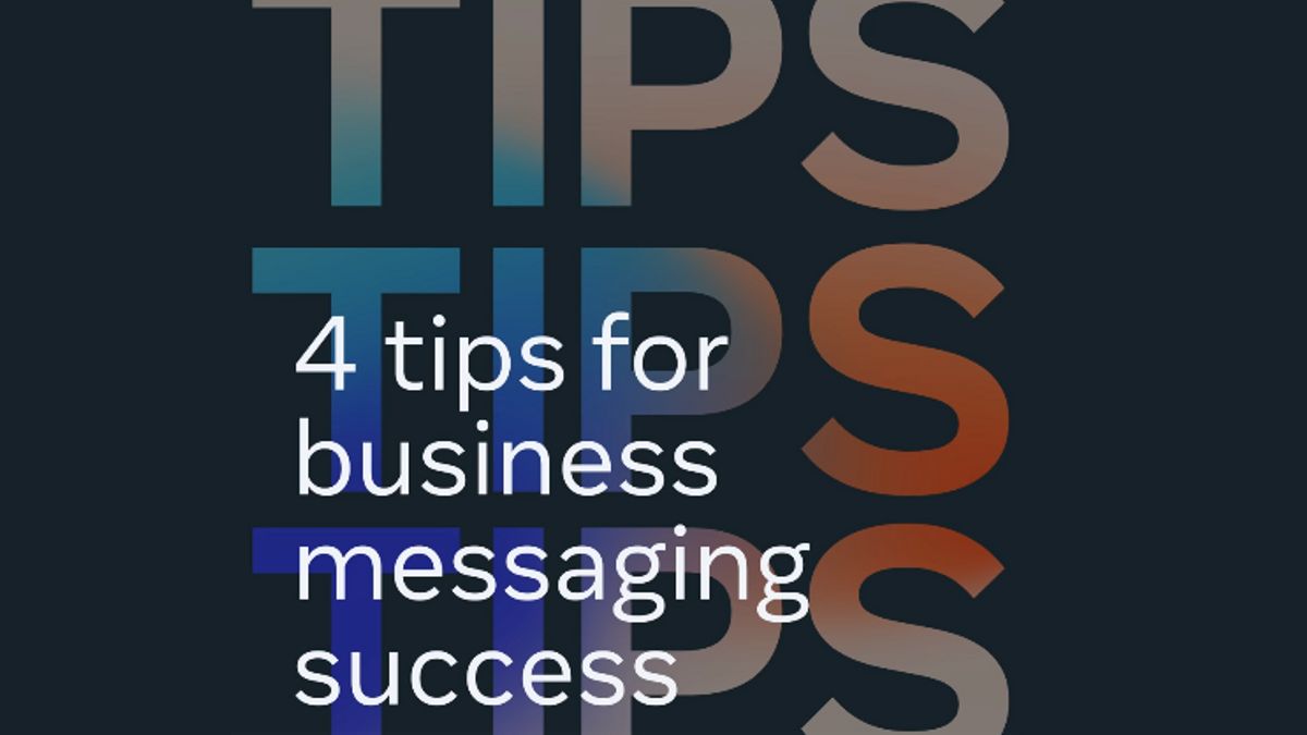 Meta business messaging infographic
