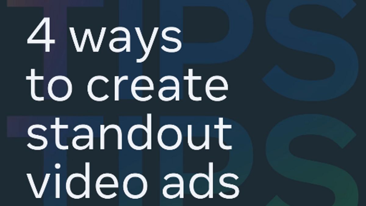 Meta video ad tips