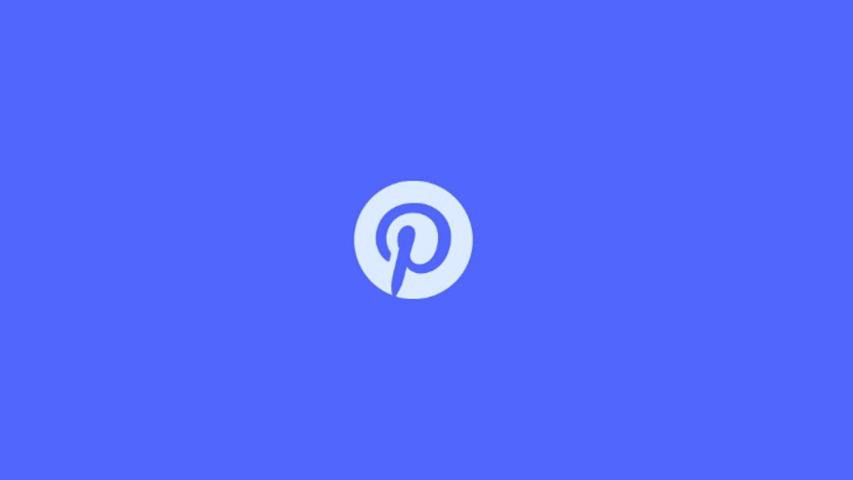 Pinterest logo blue