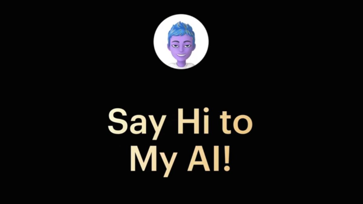 Snapchat's My AI announcement.