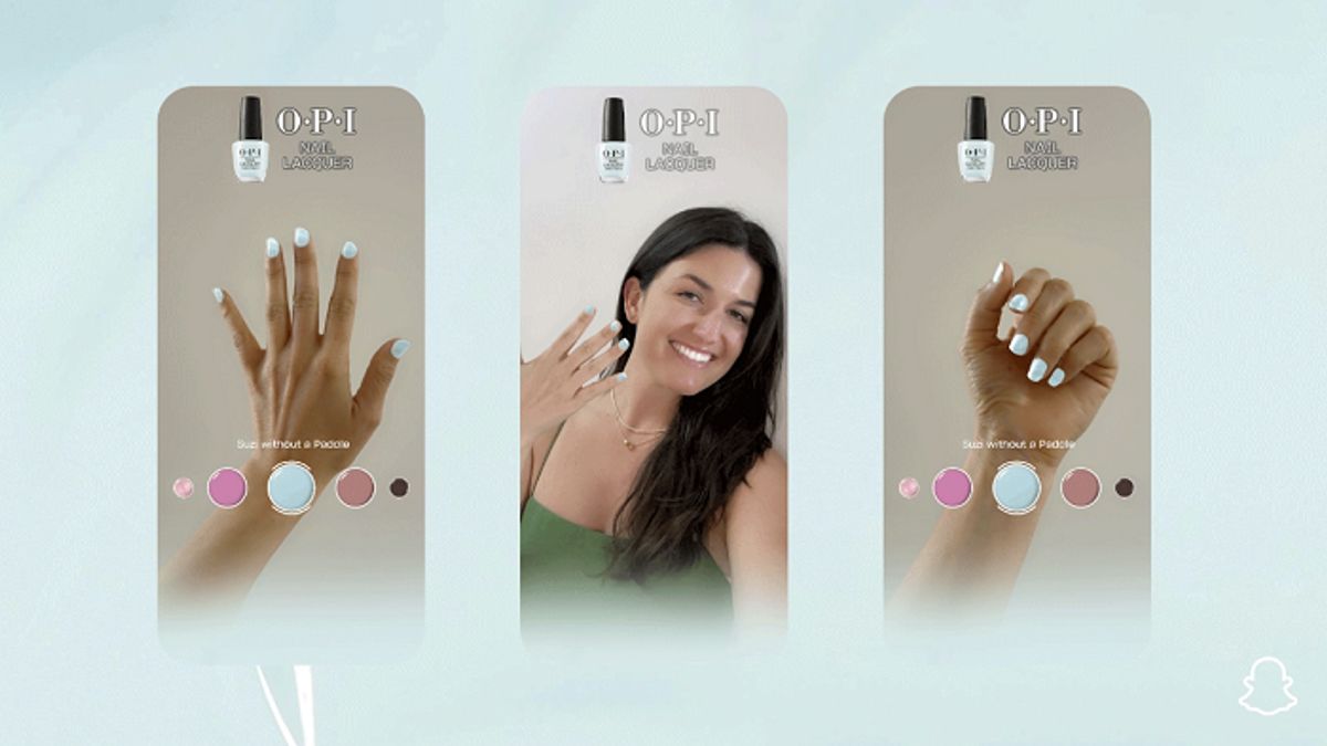 Snapchat nail polish